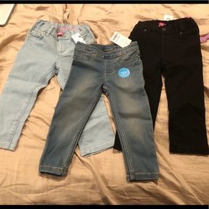 Three Brand new pairs of jeans/jegging